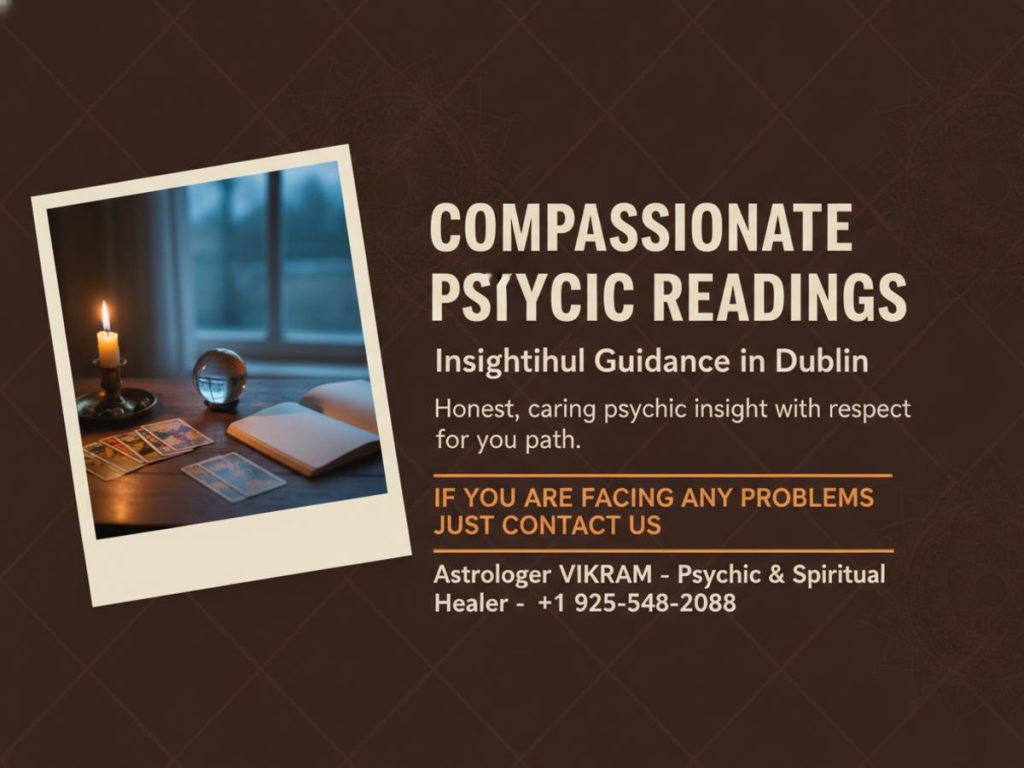 Calm psychic reading setup with tarot cards in Dublin CA