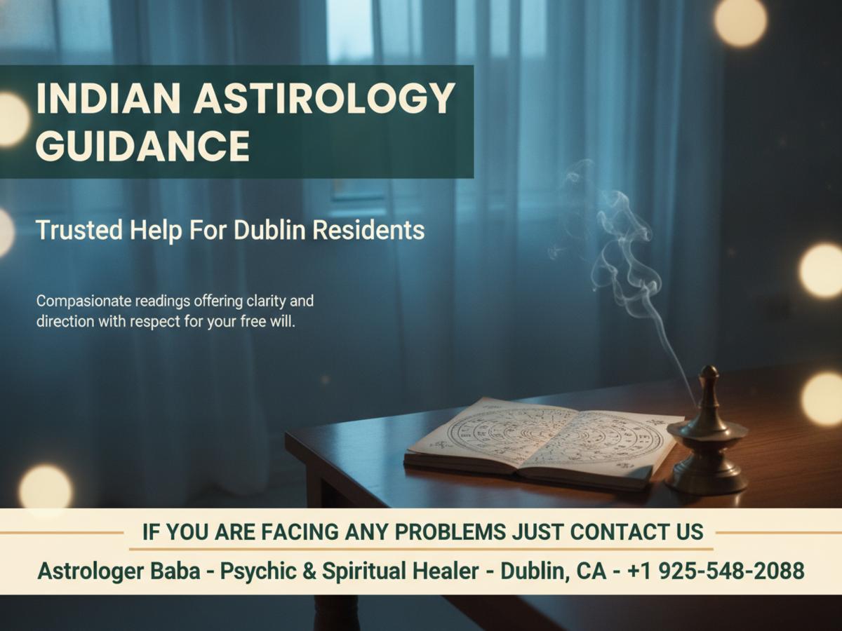 Indian astrologer chart reading tools on wooden table in Dublin, CA
