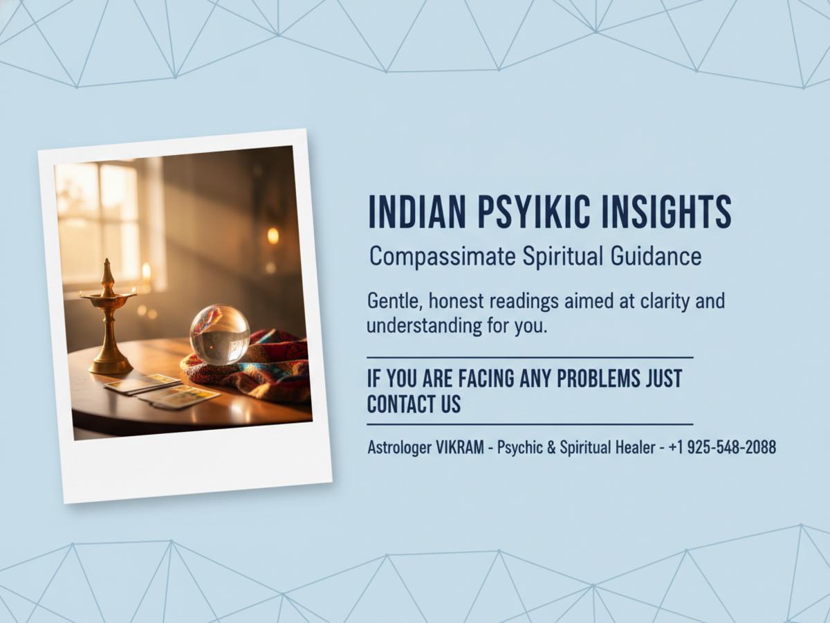Trust Indian Psychic Hayward CA for Insightful Guidance Indian psychic reading setup with tarot cards softly lit in Hayward CA