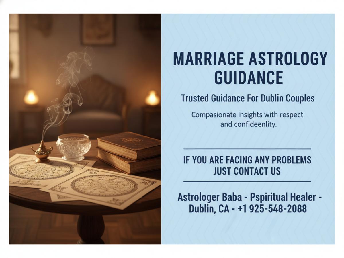 Marriage astrologer consultation with charts and candles in Dublin CA