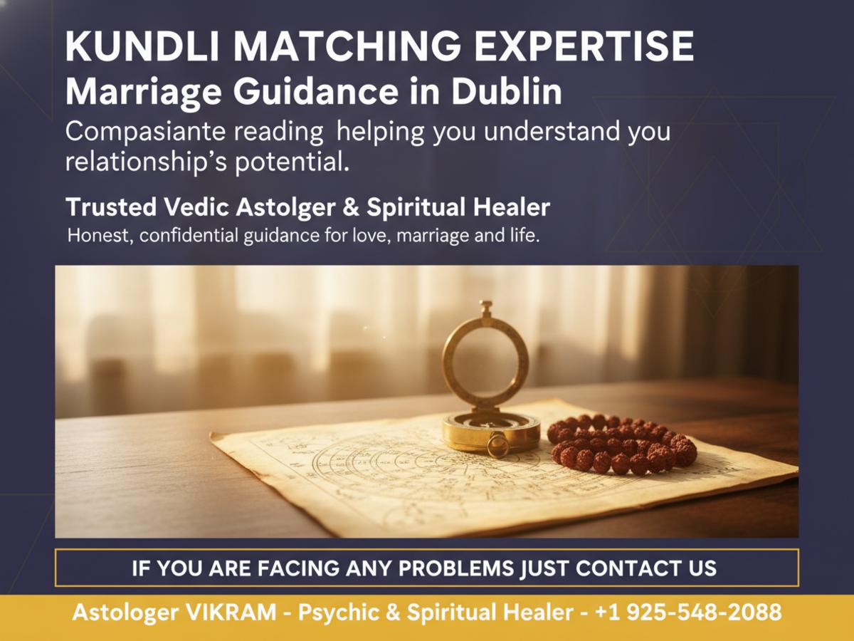 Kundli matching birth chart and astrological tools in Dublin, CA office.