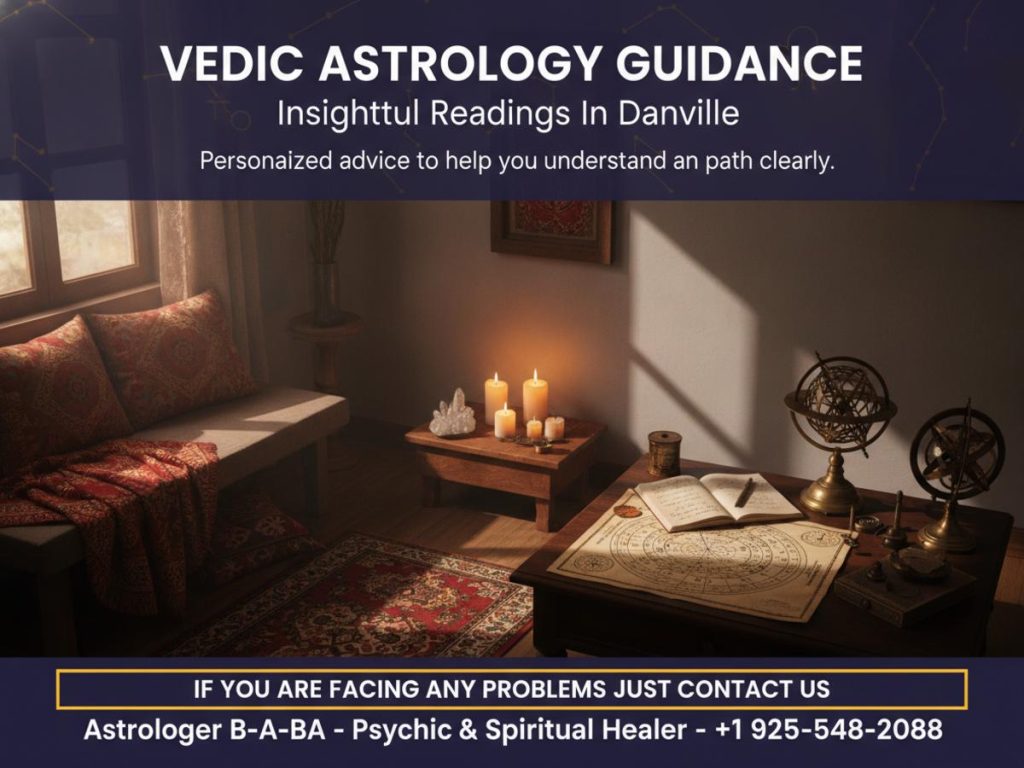 vedic astrologer birth chart reading setup room danville ca